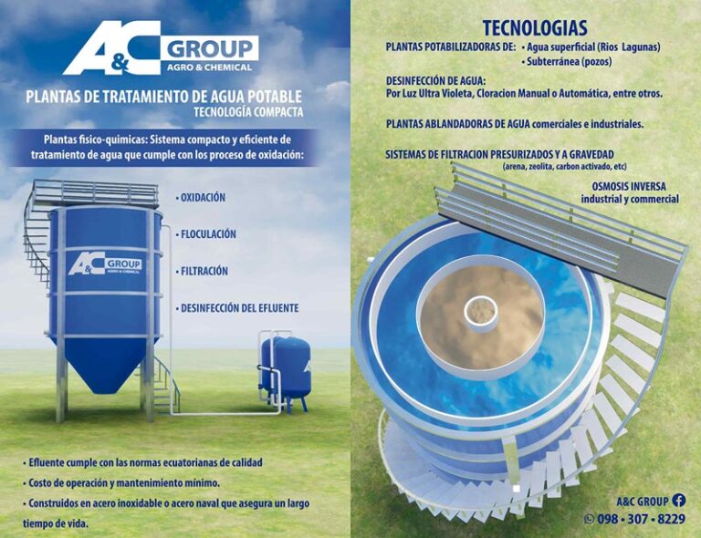 product flyer, wastewater treatment plant